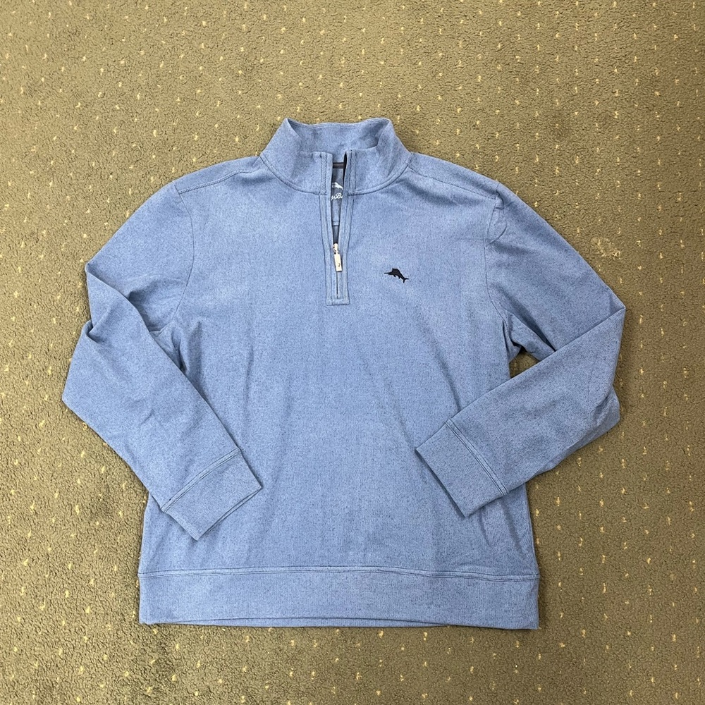 Tommy Bahama mens quarter zip